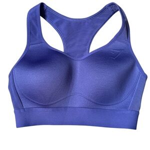 Gymshark padded racerback indigo bra XS